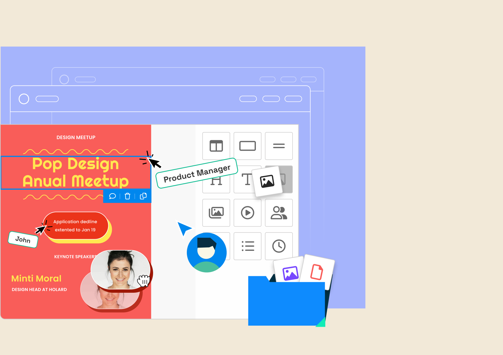 Unlayer collaborative design tools
